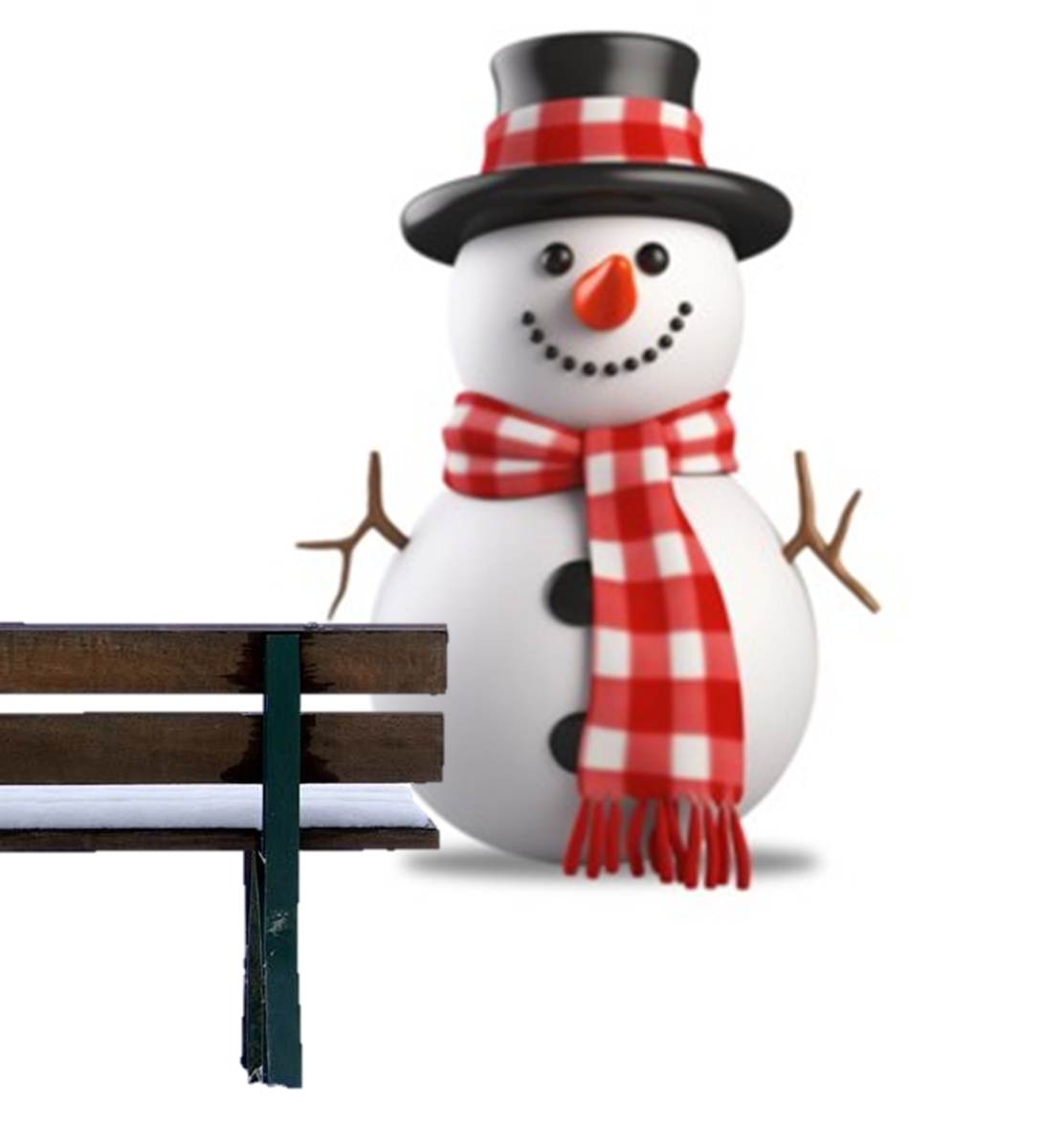 snowman_bench